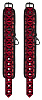 Красно-чёрные оковы Shots Media BV Luxury Hogtie OU347BUR