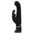 Чёрный вибратор-кролик Happy Rabbit G-Spot Stroking Vibrator 79368 (24,2 см)