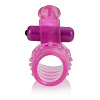 Розовое эрекционное кольцо с вибростимулятором клитора California Exotic Novelties SE-1739-04-2