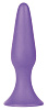 Фиолетовая анальная пробка Shots Media BV Silky Buttplug Big Purple SHT180PUR (16 см)