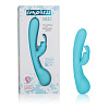 Голубой вибромассажёр со стимуляцией клитора California Exotic Novelties Impress Rabbit SE-4425-12-3 (18 см)