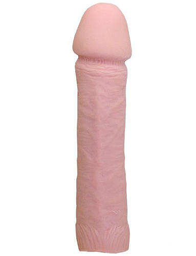 Телесный фаллоимитатор без мошонки из ультраскин Eroticon 30419 (24 см)