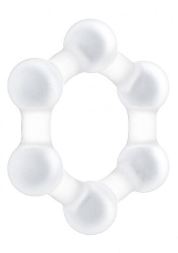 Прозрачное эрекционное кольцо Shots Media BV No.82 Weighted Cock Ring SON082TRA