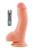 Вибратор-реалистик на присоске телесного цвета ToyFa 981007 (18 см)