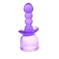 Фиолетовая рельефная насадка на массажёр Vandersex 152-R (для Hitachi Magic Wand)