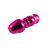 Розовый алюминиевый рельефный вибратор Pipedream PINK SMALL PD4951-11 (7,5 см)