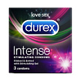 Рельефные презервативы со стимулирующей смазкой Durex Intense Orgasmic №3 (3 шт)