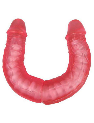 Розовый фаллоимитатор с хребтом Eroticon 30400 (36 см)