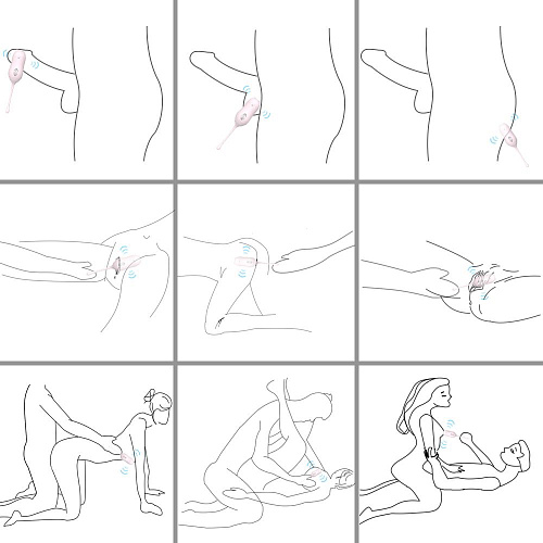 Нежно-розовое виброяйцо с пультом ДУ S-HANDE MiaoU SHD-S080-2