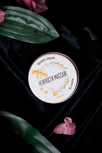 Массажная свеча с ароматом меда с молоком ToyFa «Массаж нежности»  722004