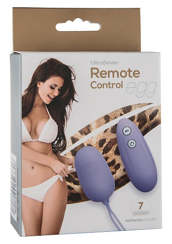 Сиреневое виброяйцо с пультом ДУ Seven Creations Remote Control Vibrating Egg 50986