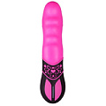 Розово-чёрный мини-вибратор Dream Toys PURRFECT SILICONE 10FUNCTION VIBE PINK 20966