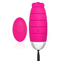 Розовое виброяйцо с дистанционным управлением Bior toys BABY BEE CSM-23137