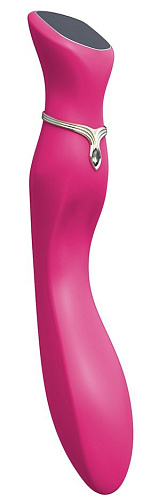 Розовый вибратор с screen-touch управлением Viotec MIRACLE CHANCE 1806P2 (21 см)