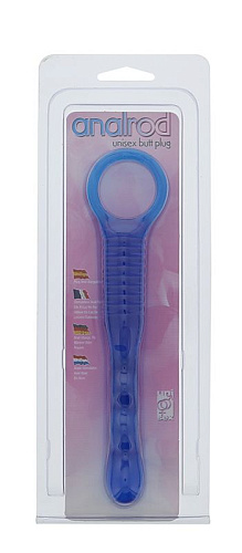 Голубой анальный стимулятор Seven Creations TAPERED ANAL ROD BLUE pg05-156blu (14,5 см)