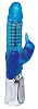 Hi-tech вибратор синего цвета с клиторальным отростком Orion Kolibri 0560910 (25,5 см)