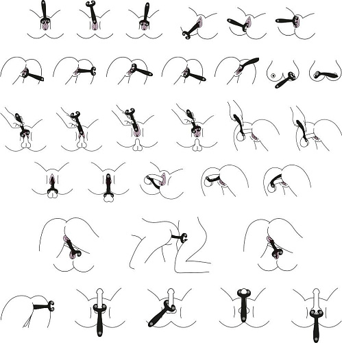 Чёрный вибромассажёр для пар Satisfyer Partner Multifun 3 J2018-40-BLACK