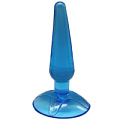 Голубая анальная пробка на присоске Eroticon Butt Plug 30494-3 (11 см)
