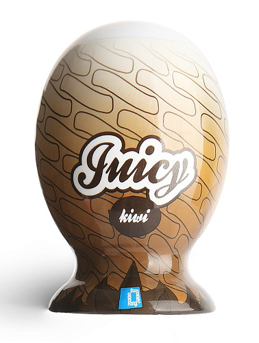 Мини-мастурбатор зеленого цвета в форме киви Topco Sales Juicy Mini Masturbator Kiwi 1600422