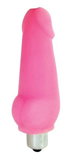 Розовый мини-вибратор Bior toys Vibrator Mini EE-10027 (9,5 см)