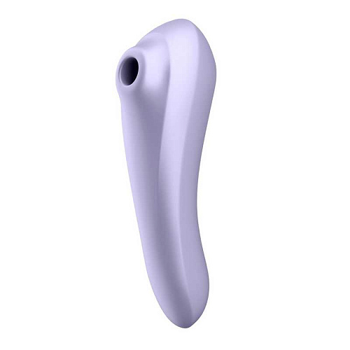 Сиреневый вакуум-волновой вибромассажёр Satisfyer Dual Pleasure J2018-101-2