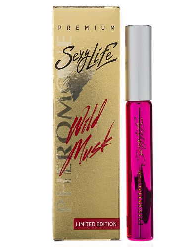 Женские духи с мускусом и феромонами в желтой упаковке Парфюм престиж М Sexy Life Wild Mask №13 (10 мл)