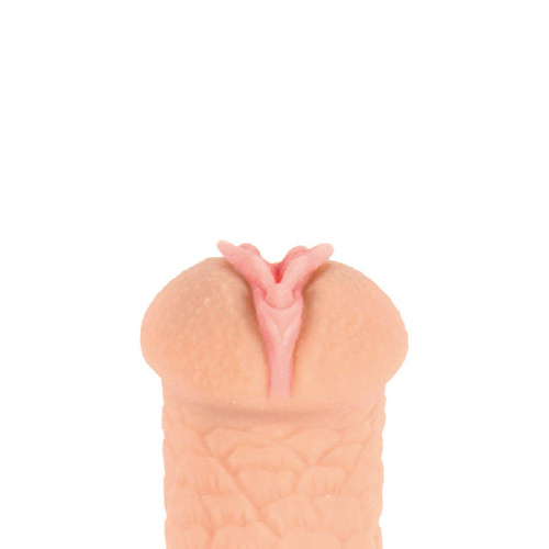 Реалистичный мастурбатор-вагина телесного цвета с двойным слоем материала KOKOS Elegance M01-03-003D