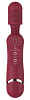 Красный универсальный массажёр Shots Media BV Silicone Massage Wand SHTO007RED (20 см)