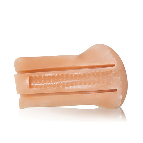 Телесного цвета мастурбатор-анус с термопластинами California Exotic Novelties VIVID RAW HOT ASS BOOTY SE-7510-25-3