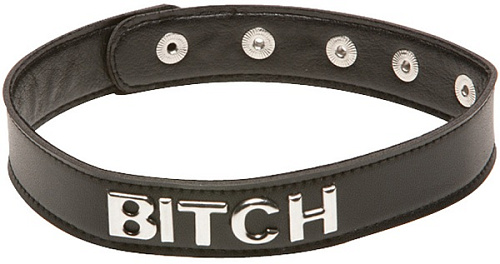 Чёрный ошейник Allure Lingerie X-Play Bitch Collar 2028