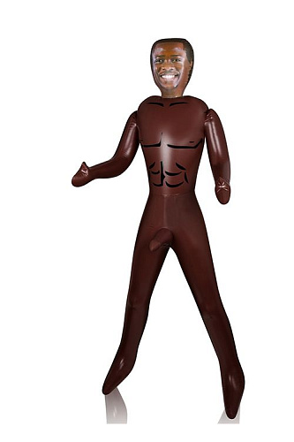 Надувной темнокожий секс-мужчина с фаллосом NMC MASSIVE MAN BENTON G. LOVE DOLL 120196