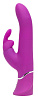 Лиловый вибратор Happy Rabbit Curve Thrusting Rechargeable Rabbit Vibrator 79369 (24,1 см)