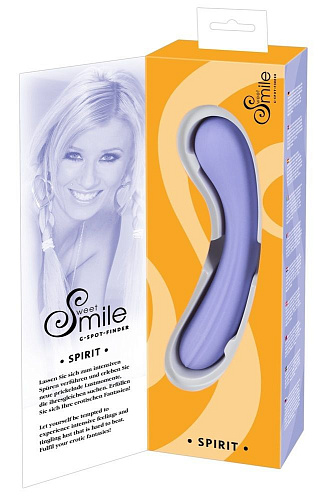 Двусторонний сиреневый фаллоимитатор Orion Smile В 0501468 (17,8 см)