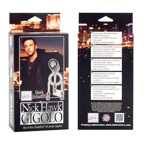 Дымчатая насадка на пенис California Exotic Novelties Nick Hawk GIGOLO Hawk Enhancer SE-2956-20-3