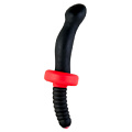 Чёрный двусторонний вибратор ToyFa 901337-5 (28 см)