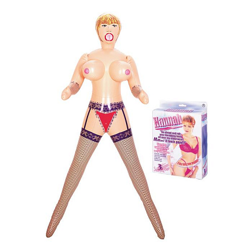 Надувная секс-кукла телесного цветам в чулочках NMC Hannah 120010