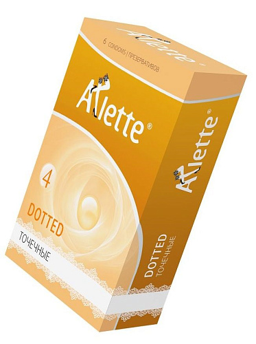Презервативы с точечной текстурой Arlette Dotted 809 (6 шт)