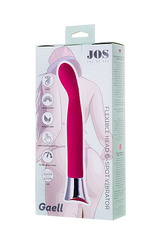 Розовый стимулятор для точки G с гибкой головкой JOS GAELL 783009 (21,6 см)