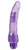 Фиолетовый вибратор-реалистик Dream Toys JELLY JOY 9INCH 10 RHYTHMS PURPLE 20851 (23 см)