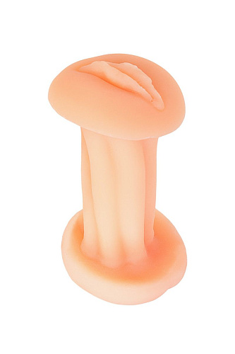 Надувная кукла телесного цвета с реалистичной вставкой ToyFa 117009