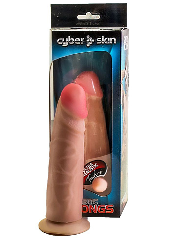 Телесный дилдо на присоске в подарочной упаковке LOVETOY (А-Полимер) 811106 (18 см)