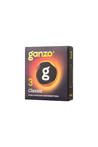 Классические презервативы с обильной смазкой Ganzo Classic №3 (3 шт)