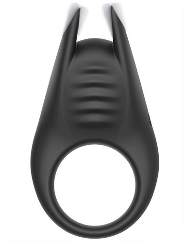 Чёрное эрекционное виброкольцо Winyi Lucas WY0514-BLA