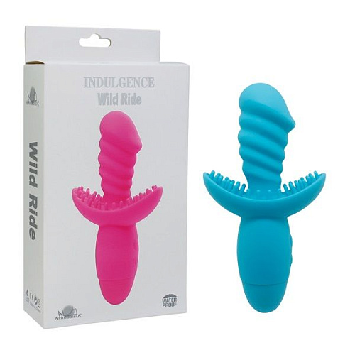 Голубой вибратор Howells INDULGENCE Wild Ride 174204blue (16,5 см)