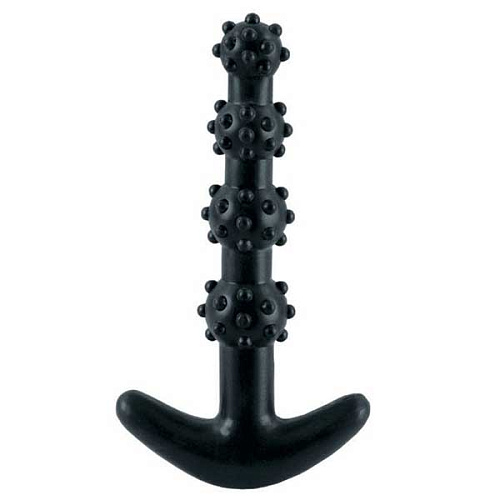 Анальная ёлочка чёрного цвета California Exotic Novelties Prostate Probe SE-5639-03-2 (15 см)