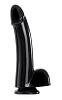Чёрный гладкий фаллоимитатор на присоске NS Novelties 5 Smooth Dong NSN-1155-13 (14 см)