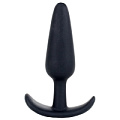 Чёрная анальная пробка для ношения Doc Johnson Mood Naughty 4.5 Silicone 1470-05-BX (11,5 см)