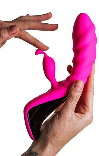 Розовый массажёр с колебательными движениями Adrien Lastic Trigger 11031 (20,1 см)