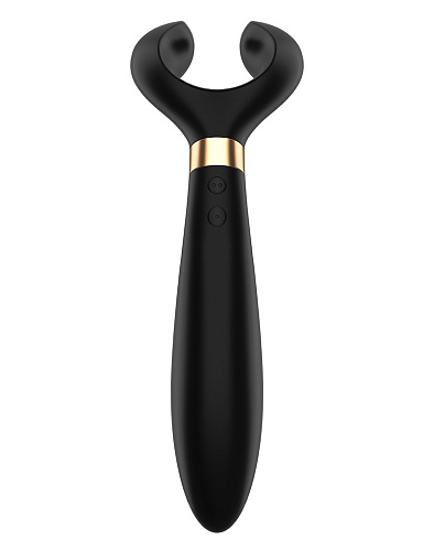 Чёрный вибромассажёр для пар Satisfyer Partner Multifun 3 J2018-40-BLACK