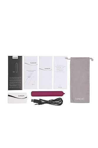 Фиолетовый вибратор со встроенной видеокамерой Svakom Gaga SCV-01-03 (10 см)